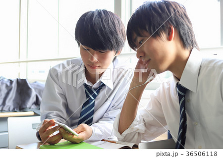男子生徒の写真素材 男子生徒の写真素材