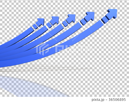 Abstract 3DCG illustrations representing teamwork 36506895