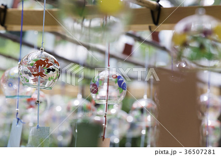京都府綴喜郡宇治田原町の正寿院の風鈴祭りを撮影したもの 36507281