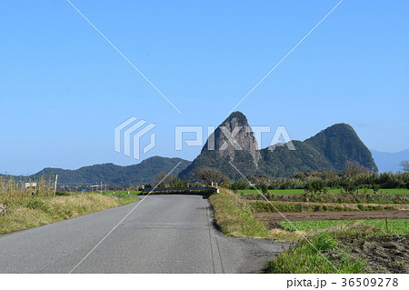 山川浜児ケ水付近から見る開聞岳 36509278