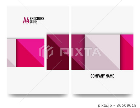 Square business a4 brochure cover design, flyer 36509618