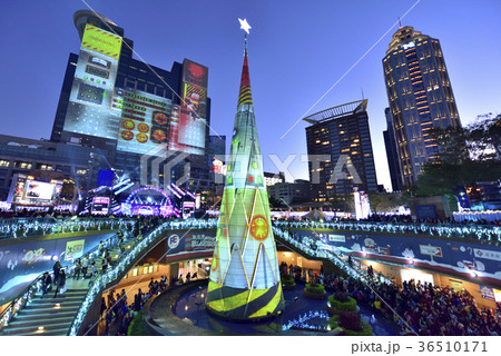 ナイトシーン 夕映 夜景 36510171