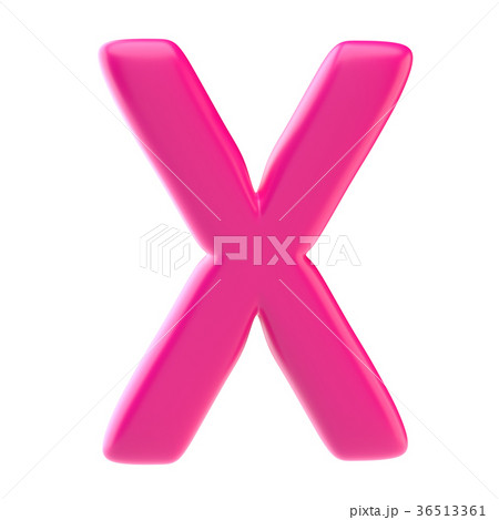 Glossy pink letter uppercase Glossy pink letter uppercase 36513361