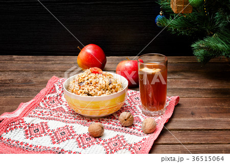 Dish of traditional Slavic treat on Christmas Eve 36515064