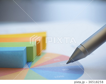 ビジネスイメージ・グラフ・付箋 36518258