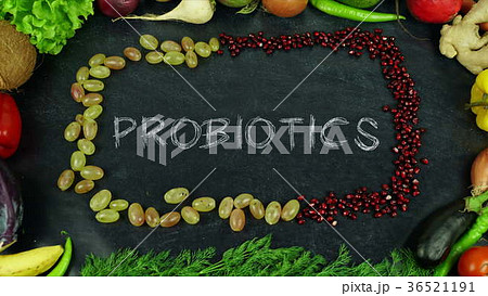 Probiotics fruit stop motion Probiotics fruit stop motion 36521191
