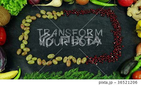 Transform your body fruit stop motion 36521206