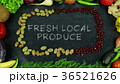 Fresh local produce fruit stop motion 36521626
