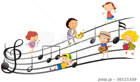 People playing music and dancing 36525309