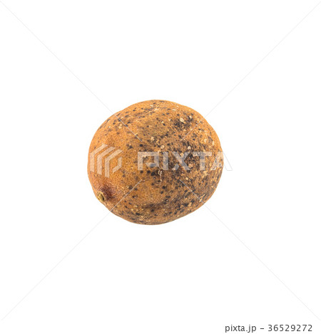 Rotten lemon isolated on white background 36529272