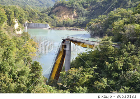崩落した祭畤大橋 崩落した祭畤大橋 36530133