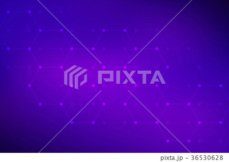 Abstract hexagonal background, science and 36530628