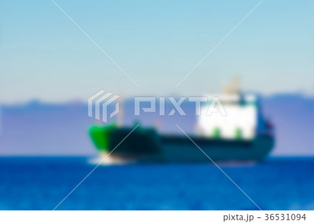 Cargo ship - blurred image 36531094