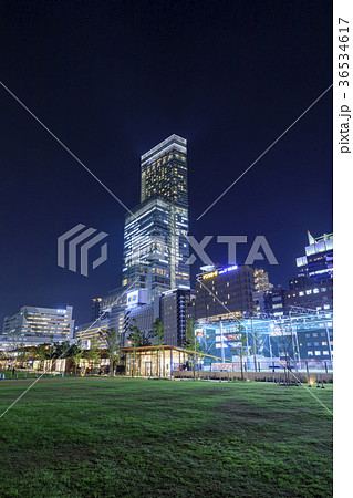 大阪・あべのハルカスの夜景 大阪・あべのハルカスの夜景 36534617