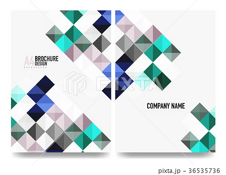 Square business a4 brochure cover design, flyer 36535736