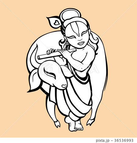 Hindu God Krishna. 36536993
