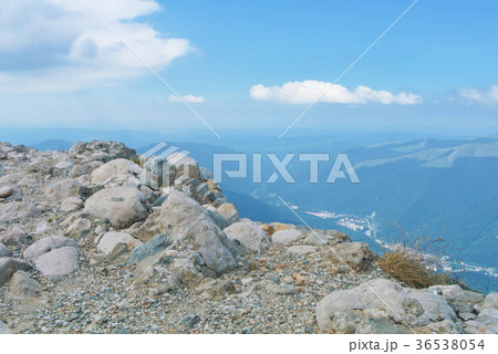 Panorama of Carpathian mountains scenery Panorama of Carpathian mountains scenery 36538054