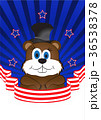 greeting card on Groundhog day 36538378