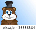 greeting card on Groundhog day 36538384