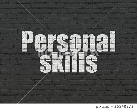 Education concept: Personal Skills on wall 36540273