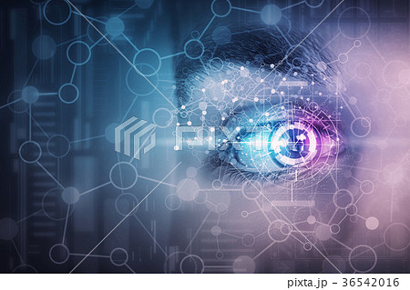 Male digital eye 36542016