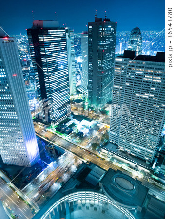 新宿の夜景　 36543780