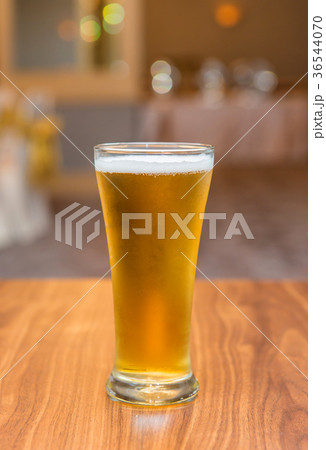 Glass of beer in pub and restaurant Glass of beer in pub and restaurant 36544070