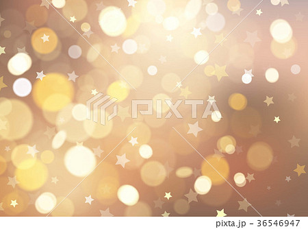 星とイルミネーションの背景素材のイラスト素材