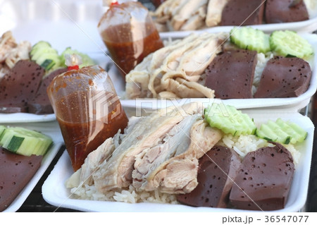 rice steamed with chicken rice steamed with chicken 36547077