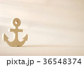 wooden anchor with decorative vintage style 36548374