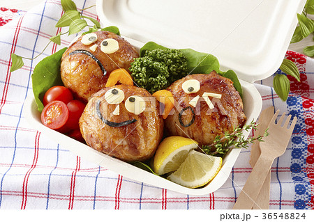 肉巻きおにぎり三兄弟 36548824