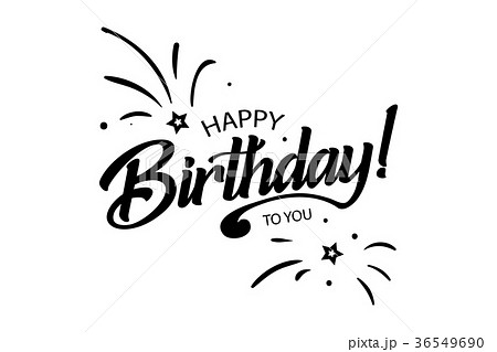 Happy Birthday card. Beautiful greeting banner Happy Birthday card. Beautiful greeting banner 36549690