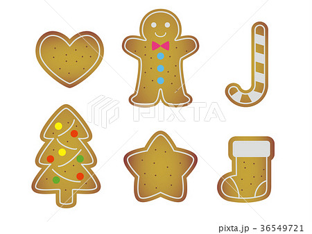 クリスマスクッキーのイラスト素材 36549721 Pixta
