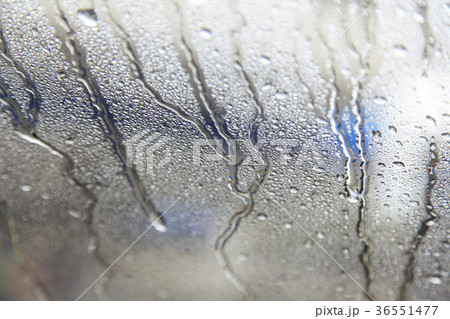 Rain on glass 36551477