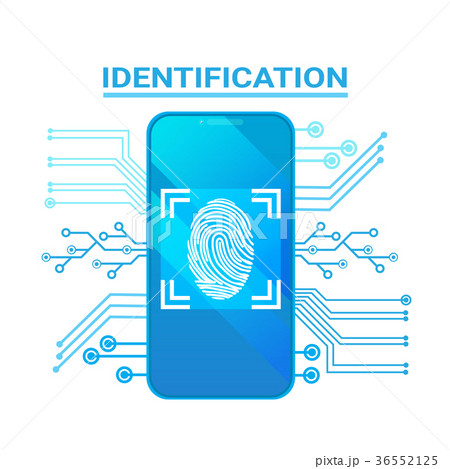 Smart Phone Identification Scanning Fingerprint Smart Phone Identification Scanning Fingerprint 36552125
