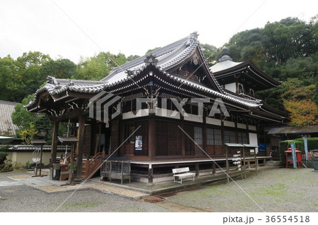 【四国別格二十霊場】第十九番 香西寺 本堂の秋の夕暮れ 香川県高松市 【四国別格二十霊場】第十九番 香西寺 本堂の秋の夕暮れ 香川県高松市 36554518