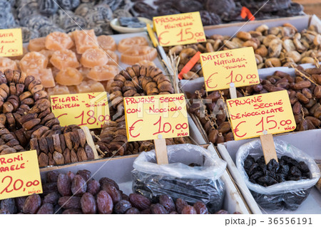 Many different colorful spices, nuts, dried fruits Many different colorful spices, nuts, dried fruits 36556191