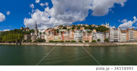 Old town of Lyon - France 36558995