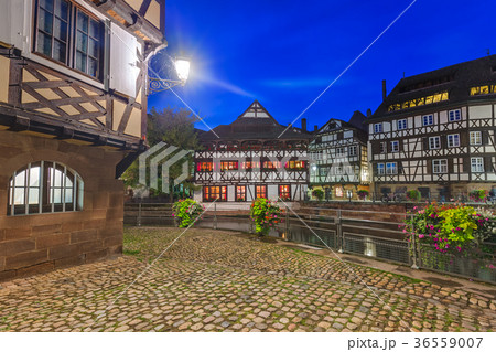 Traditional colorful houses in Strasbourg - France 36559007