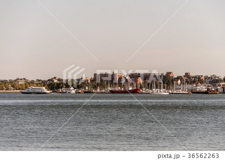 View of harbor from the Boston Waterfront with 36562263