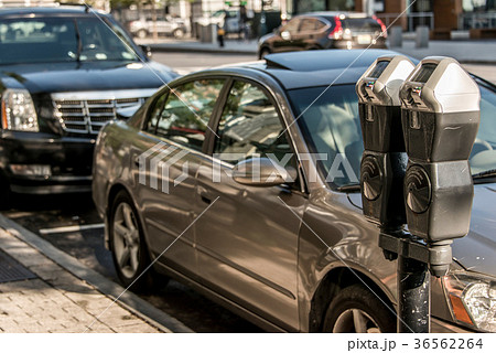Boston USA Massachusetts Parking meter at paid Boston USA Massachusetts Parking meter at paid 36562264