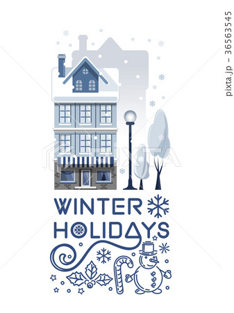 Logo design for the winter holidays 36563545