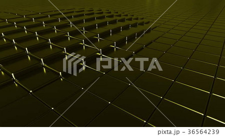 Golden plates background. 3D rendering 36564239
