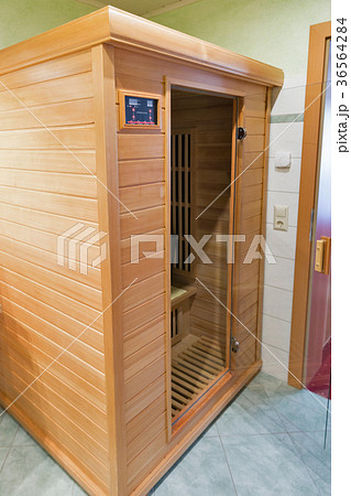 wooden infrared sauna 36564284