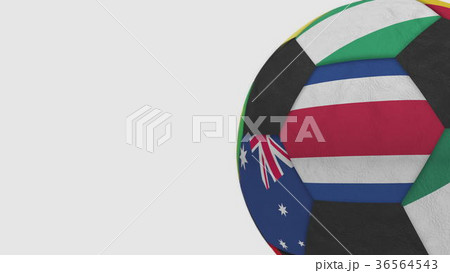 Football ball featuring different national teams Football ball featuring different national teams 36564543