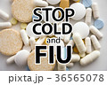 flu and colds stop. a stack 36565078