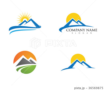 Mountain icon Logo Business Template Vector Mountain icon Logo Business Template Vector 36569875