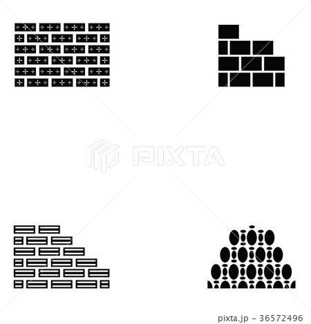 wall icon set 36572496