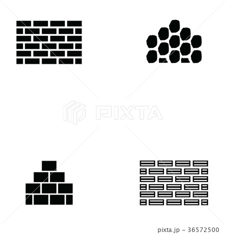 wall icon set 36572500