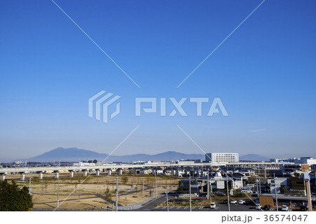 つくば市と筑波山　 36574047